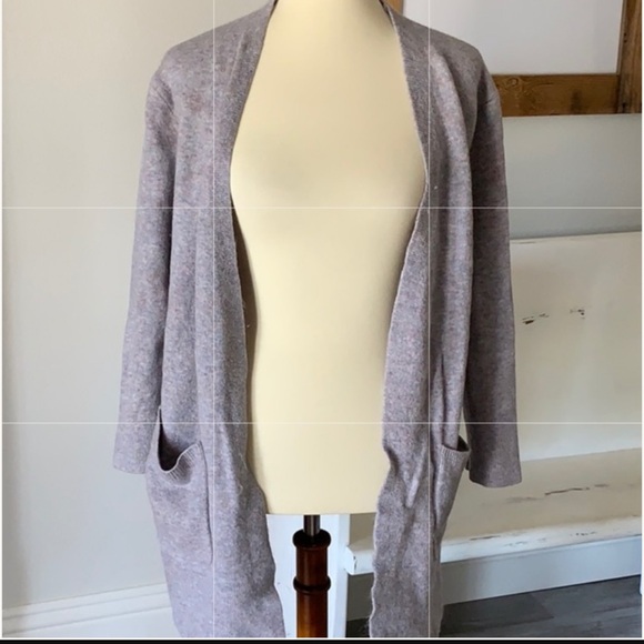 Madewell Open Front Pastel Space Dye Sweater L EUC - Picture 5 of 5